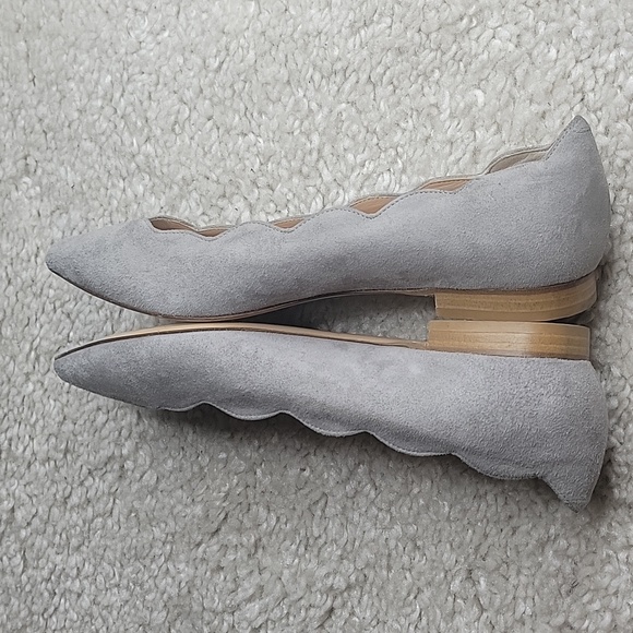 AVELLINI Cora Gray suede pointed toe flats size 39 - Picture 10 of 16